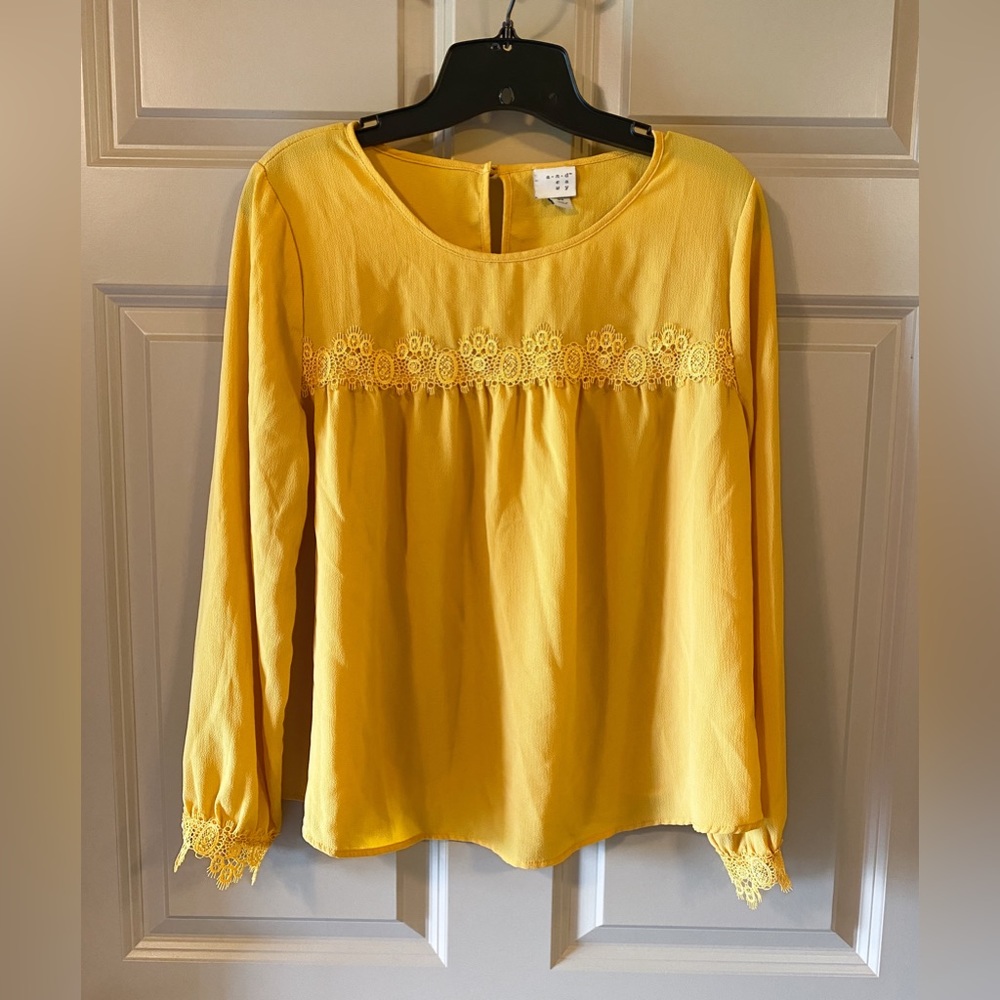 A New Day Long Sleeve Lace Blouse | Women’s | XS